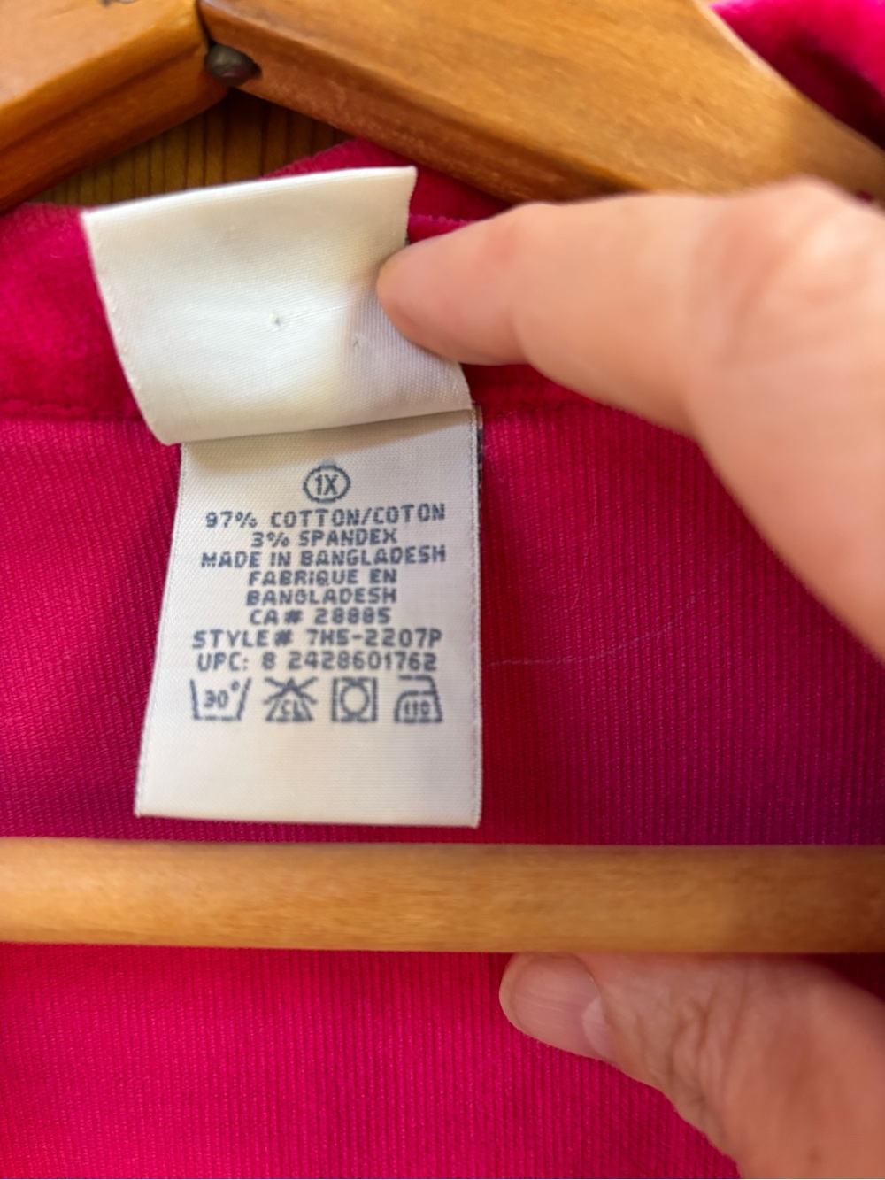 725 Originals Hot Pink Corduroy Blazer Jacket - Picture 4 of 4